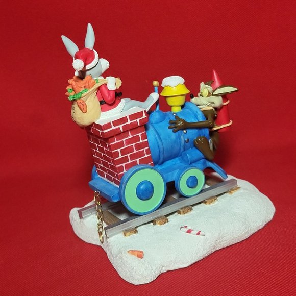 VTG Looney Tunes Christmas Express Train Bugs Bunny Wily E Coyote Road Runner - Picture 3 of 15
